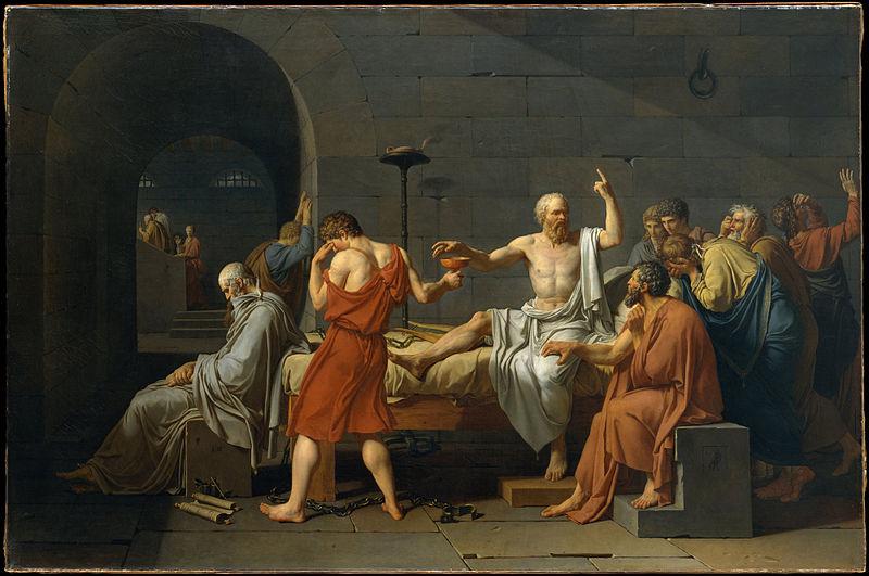 Jacques-Louis  David The Death of Socrates Sweden oil painting art